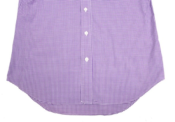 Paul Smith Purple Gingham Check Button-Down Shirt Size S