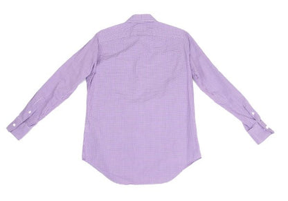 Paul Smith Purple Gingham Check Button-Down Shirt Size S