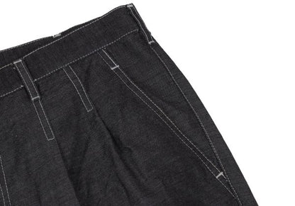 COMME des GARCONS HOMME DEUX Black Wool Stitch Pants Size M