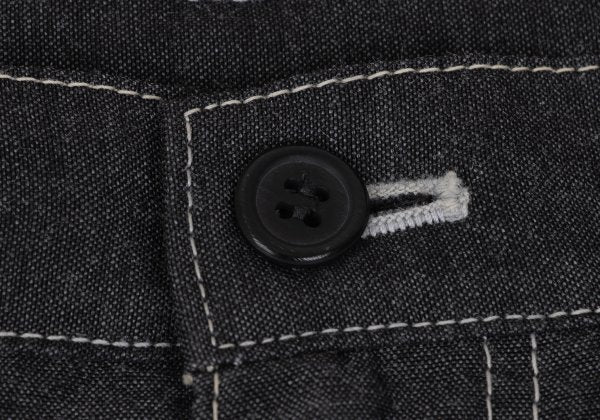 COMME des GARCONS HOMME DEUX Black Wool Stitch Pants Size M