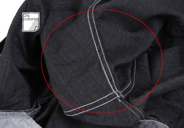 COMME des GARCONS HOMME DEUX Black Wool Stitch Pants Size M