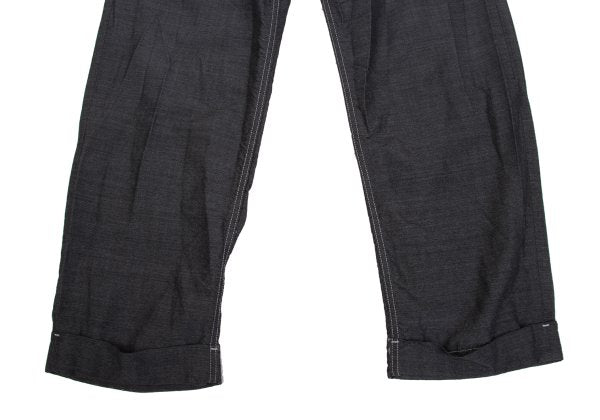 COMME des GARCONS HOMME DEUX Black Wool Stitch Pants Size M