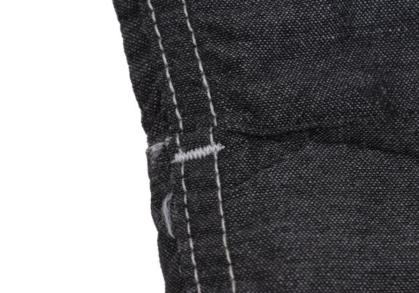 COMME des GARCONS HOMME DEUX Black Wool Stitch Pants Size M