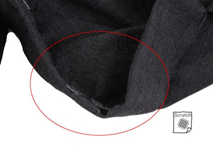 COMME des GARCONS HOMME DEUX Black Wool Stitch Pants Size M