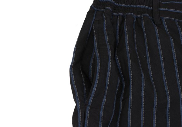 COMME des GARCONS HOMME DEUX Poly Stripe Pants Black Size L