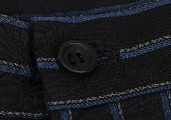 COMME des GARCONS HOMME DEUX Poly Stripe Pants Black Size L