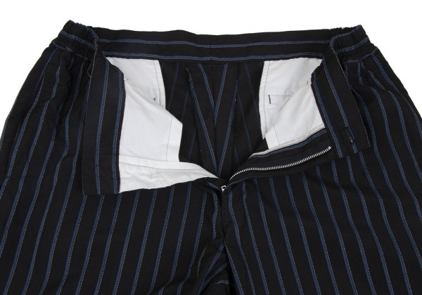 COMME des GARCONS HOMME DEUX Poly Stripe Pants Black Size L