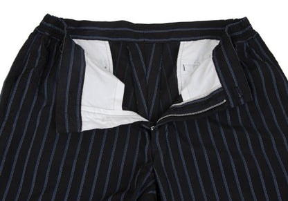 COMME des GARCONS HOMME DEUX Poly Stripe Pants Black Size L