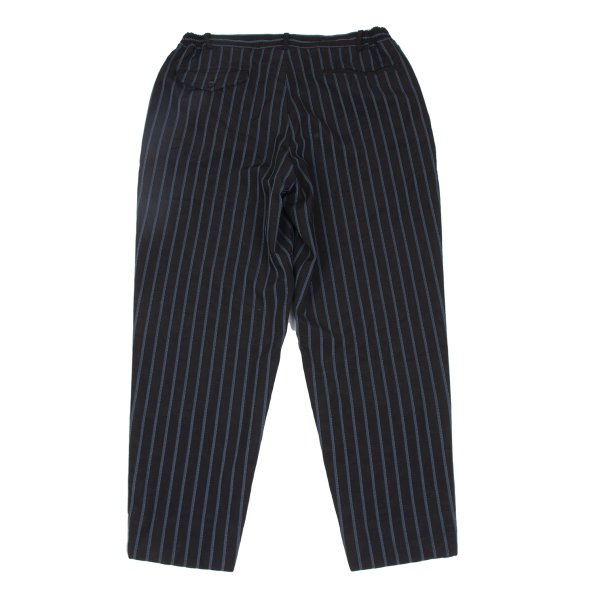 COMME des GARCONS HOMME DEUX Poly Stripe Pants Black Size L