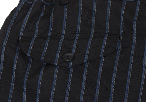 COMME des GARCONS HOMME DEUX Poly Stripe Pants Black Size L