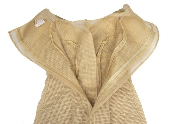 COMME des GARCONS 97AW Gold Embroidery Sheer Dress Size M