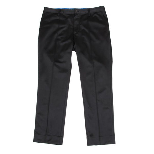 COMME des GARCONS HOMME Poly Center Pleat Pants Black Size M