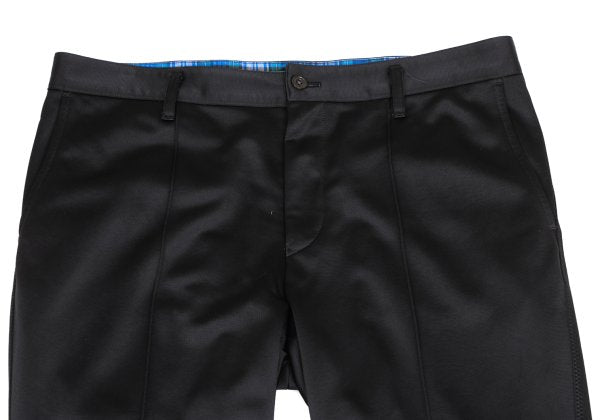 COMME des GARCONS HOMME Poly Center Pleat Pants Black Size M