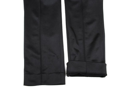 COMME des GARCONS HOMME Poly Center Pleat Pants Black Size M