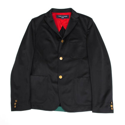 COMME des GARCONS HOMME Metal Button Jacket Black Size L