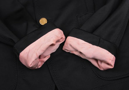 COMME des GARCONS HOMME Metal Button Jacket Black Size L