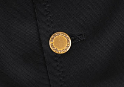 COMME des GARCONS HOMME Metal Button Jacket Black Size L