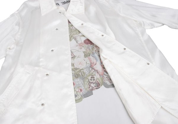 COMME des GARCONS HOMME PLUS Coat Off-White Size M