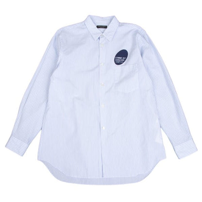 COMME des GARCONS HOMME PLUS Pigment Oval Shirt Blue Size L