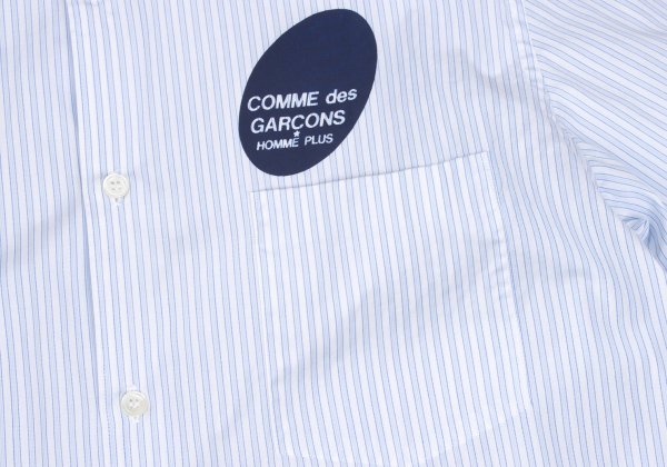 COMME des GARCONS HOMME PLUS Pigment Oval Shirt Blue Size L