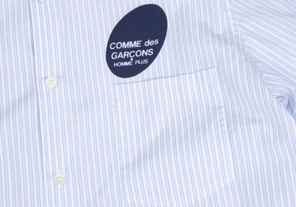 COMME des GARCONS HOMME PLUS Pigment Oval Shirt Blue Size L