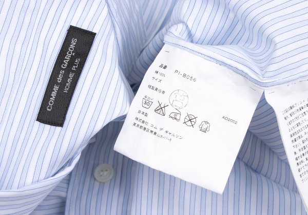 COMME des GARCONS HOMME PLUS Pigment Oval Shirt Blue Size L