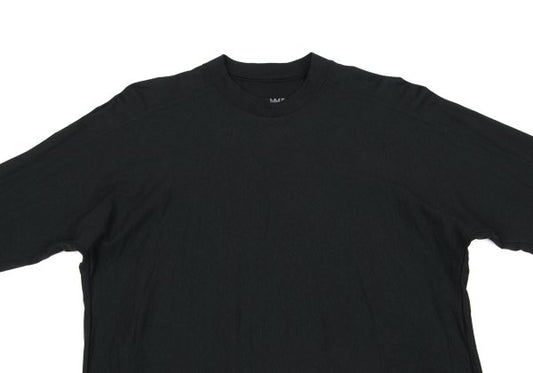 HOMME PLISSE ISSEY MIYAKE Black Cotton Sleeve T-Shirt Size 2