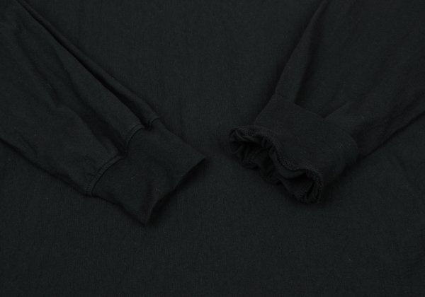 HOMME PLISSE ISSEY MIYAKE Black Cotton Sleeve T-Shirt Size 2