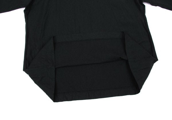 HOMME PLISSE ISSEY MIYAKE Black Cotton Sleeve T-Shirt Size 2