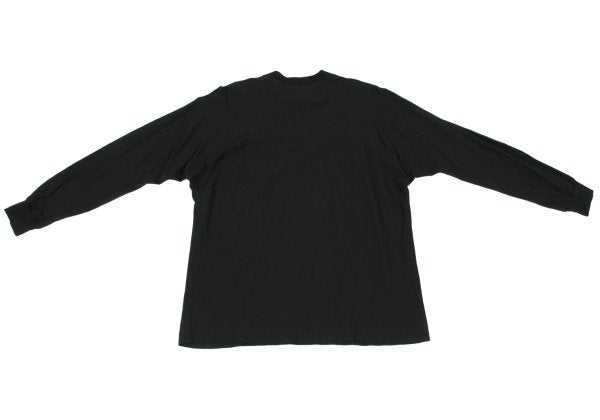 HOMME PLISSE ISSEY MIYAKE Black Cotton Sleeve T-Shirt Size 2