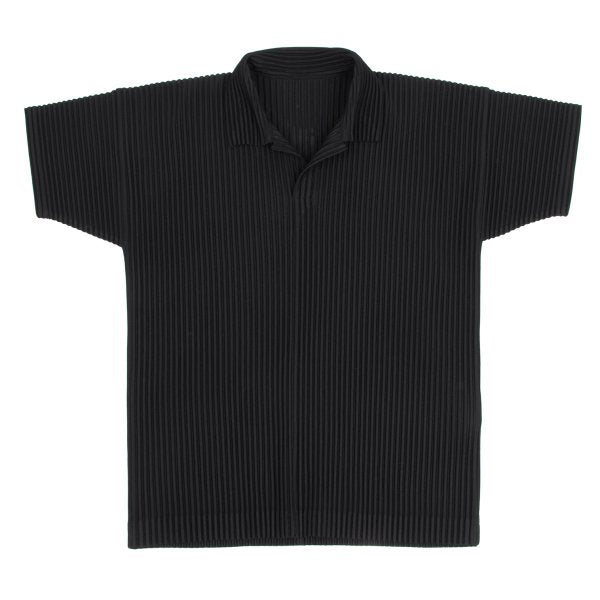 HOMME PLISSE ISSEY MIYAKE Skipper Short Shirt Black Size 2