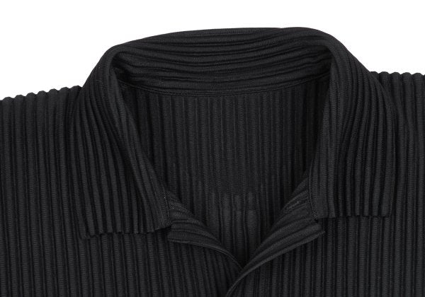 HOMME PLISSE ISSEY MIYAKE Skipper Short Shirt Black Size 2