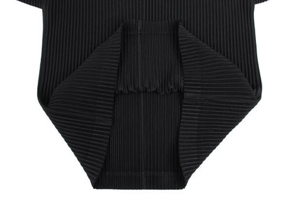 HOMME PLISSE ISSEY MIYAKE Skipper Short Shirt Black Size 2