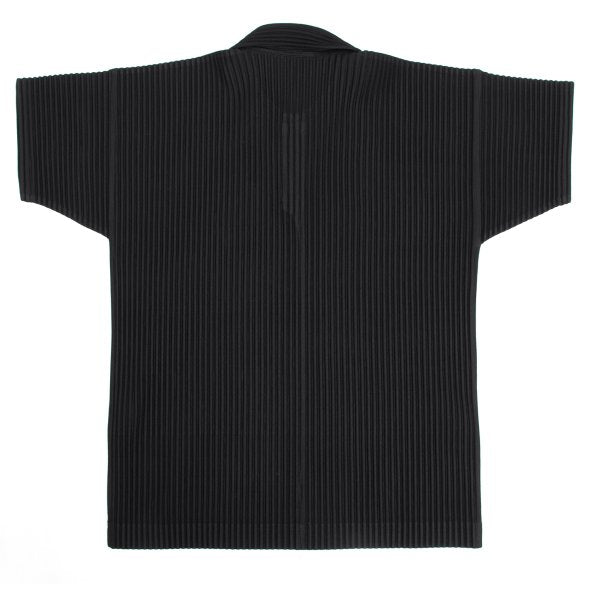 HOMME PLISSE ISSEY MIYAKE Skipper Short Shirt Black Size 2