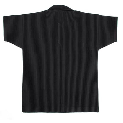 HOMME PLISSE ISSEY MIYAKE Skipper Short Shirt Black Size 2