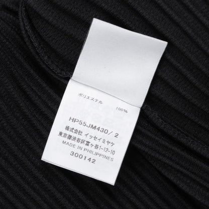 HOMME PLISSE ISSEY MIYAKE Skipper Short Shirt Black Size 2