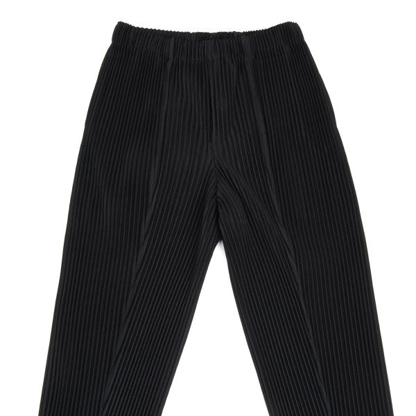 HOMME PLISSE ISSEY MIYAKE Pleated Hem Pants Black Size 1