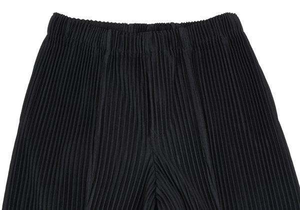 HOMME PLISSE ISSEY MIYAKE Pleated Hem Pants Black Size 1