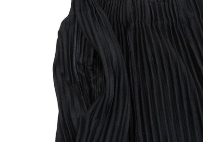 HOMME PLISSE ISSEY MIYAKE Pleated Hem Pants Black Size 1