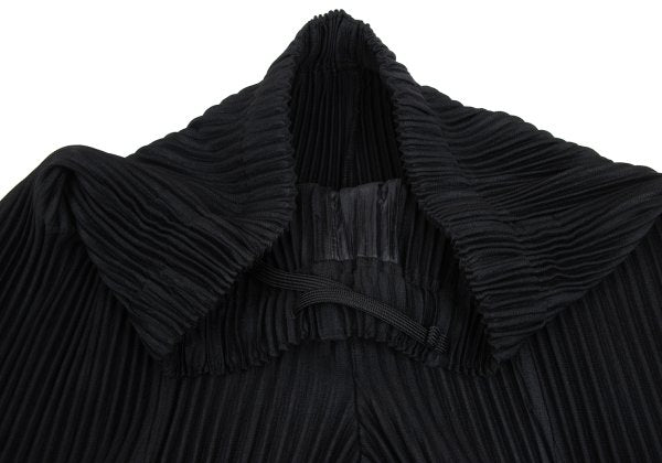 HOMME PLISSE ISSEY MIYAKE Pleated Hem Pants Black Size 1