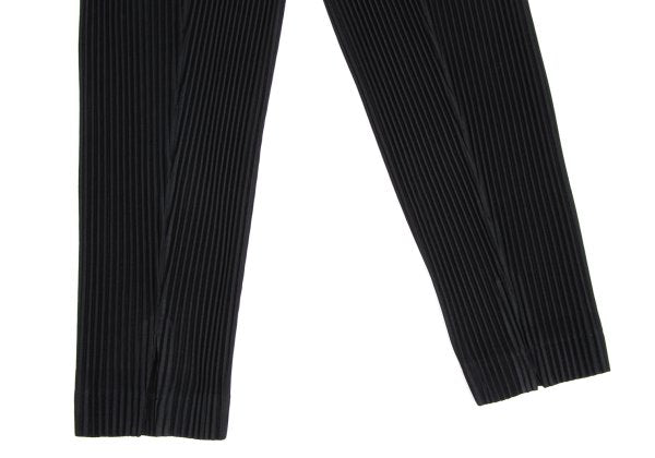 HOMME PLISSE ISSEY MIYAKE Pleated Hem Pants Black Size 1