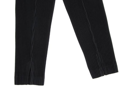 HOMME PLISSE ISSEY MIYAKE Pleated Hem Pants Black Size 1