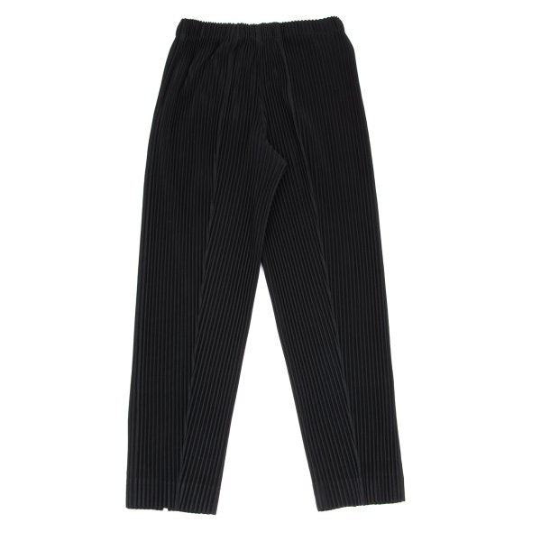HOMME PLISSE ISSEY MIYAKE Pleated Hem Pants Black Size 1