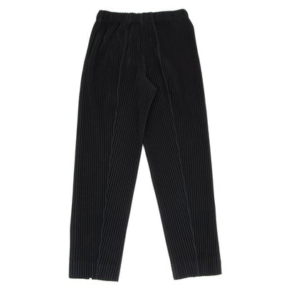 HOMME PLISSE ISSEY MIYAKE Pleated Hem Pants Black Size 1