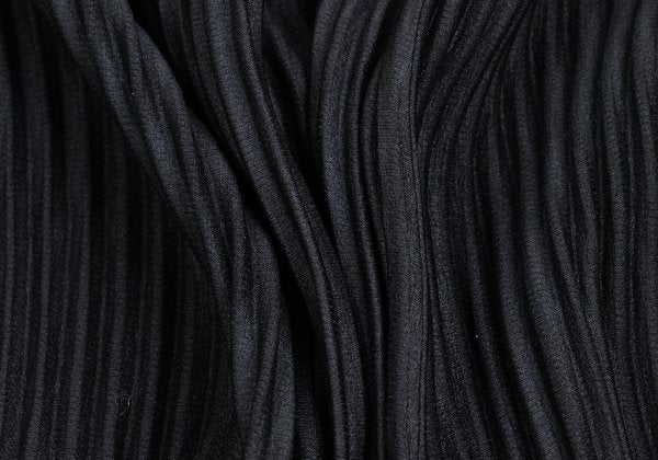 HOMME PLISSE ISSEY MIYAKE Pleated Hem Pants Black Size 1