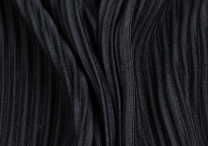 HOMME PLISSE ISSEY MIYAKE Pleated Hem Pants Black Size 1