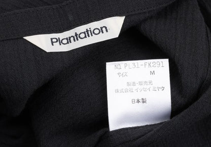 Plantation Crinkle Finish Tank Top Dark Navy Size M