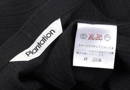 Plantation Crinkle Finish Tank Top Dark Navy Size M