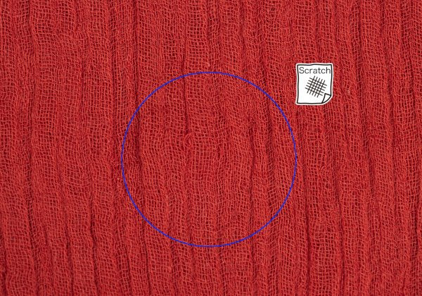 Plantation Garment Dyed Cotton Linen Big Shirt Red Size M