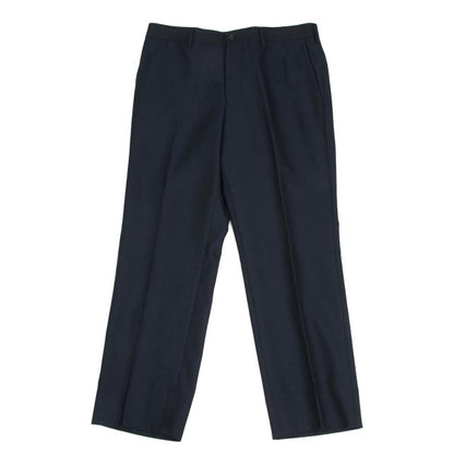 COMME des GARCONS HOMME Poly Rayon Creased Pants Navy Size M